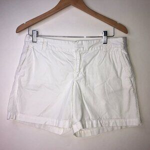 Ann Taylor Loft White‎ Shorts Chino's Women's Size 6
